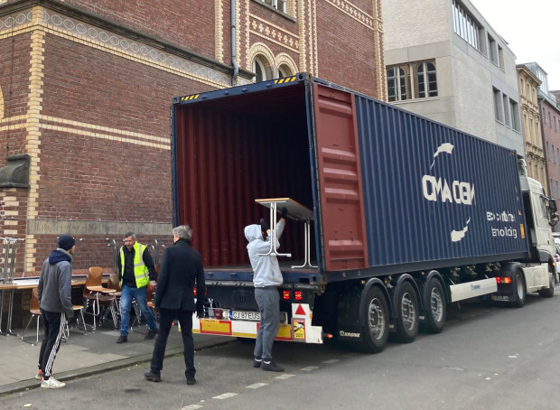 K Container von hinten